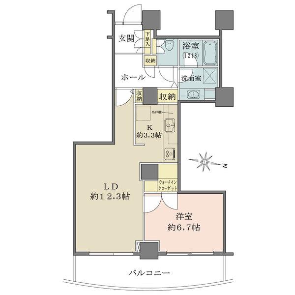 ユニットバス 1218タイプ / ウォークインクローゼット