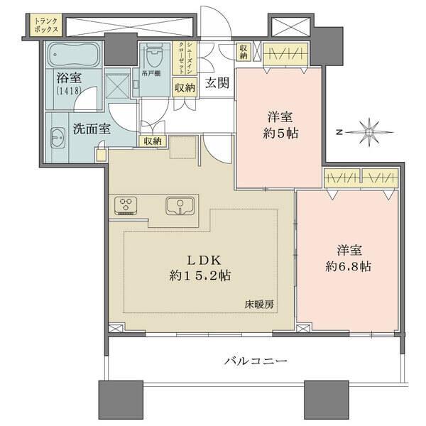 シューズインクローゼット等豊富な収納スペースがございます