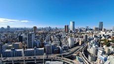 バルコニーから北西方向を望む