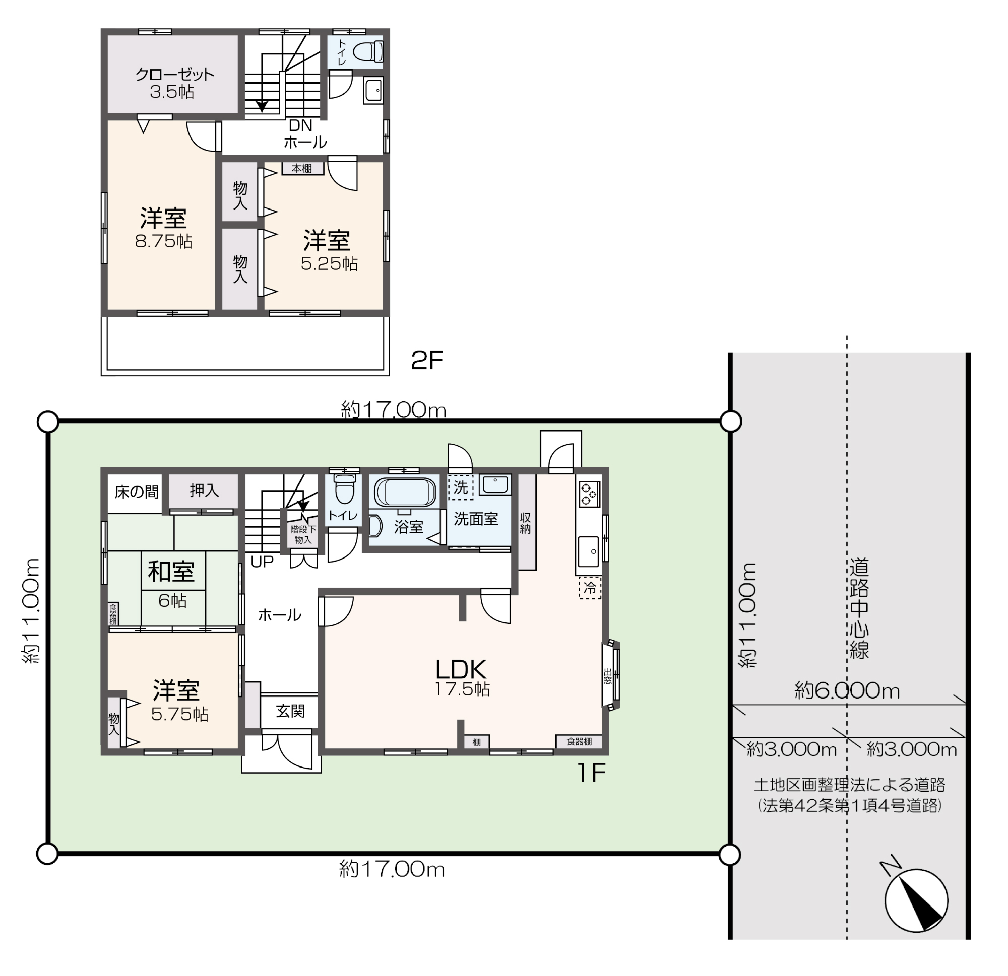 掲載の間取り図は設計図書を基に描き起こしたもので実際とは多少異なる場合があります。
