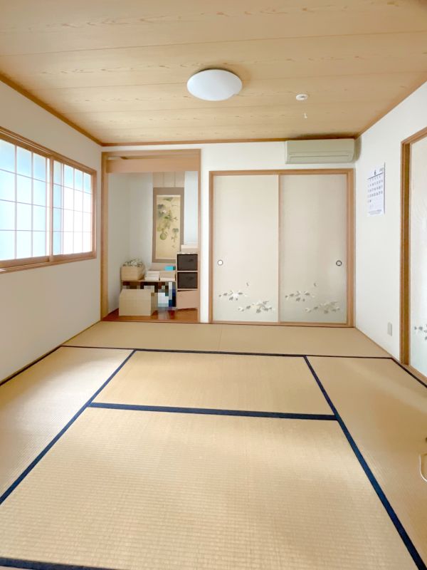 和室　客間や家事スペースなどライフスタイルに合わせてご使用いただけます。