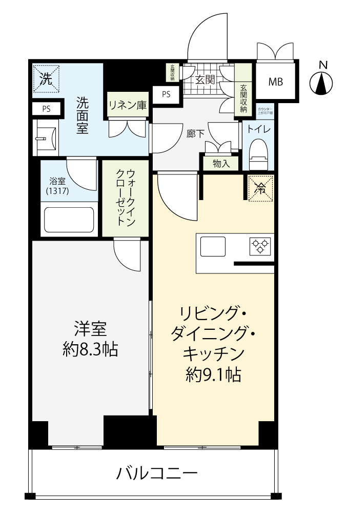掲載の間取り図は設計図書を基に描き起こしたもので実際とは多少異なる場合があります。※1