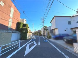 南西側前面道路