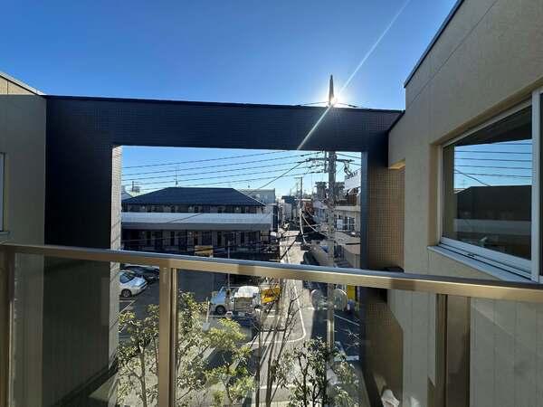 最上階3階、南西角住戸