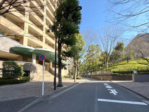 前面道路（２０２６年１月撮影）