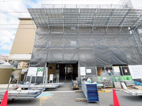 修繕中の現地外観（２０２５年１２月）