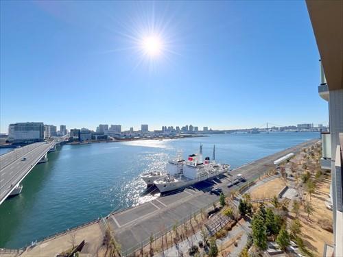 南東側バルコニーからの眺望