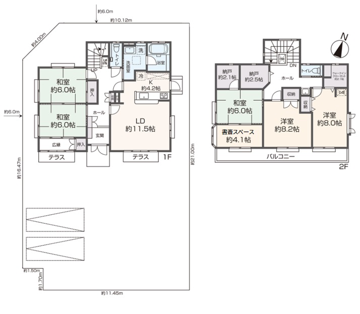 掲載の間取り図は設計図書を基に描き起こしたもので実際とは多少異なる場合があります。
