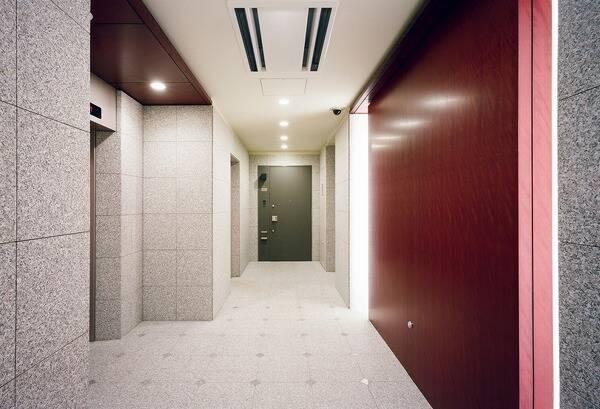 エレベーターホール(竣工時写真)