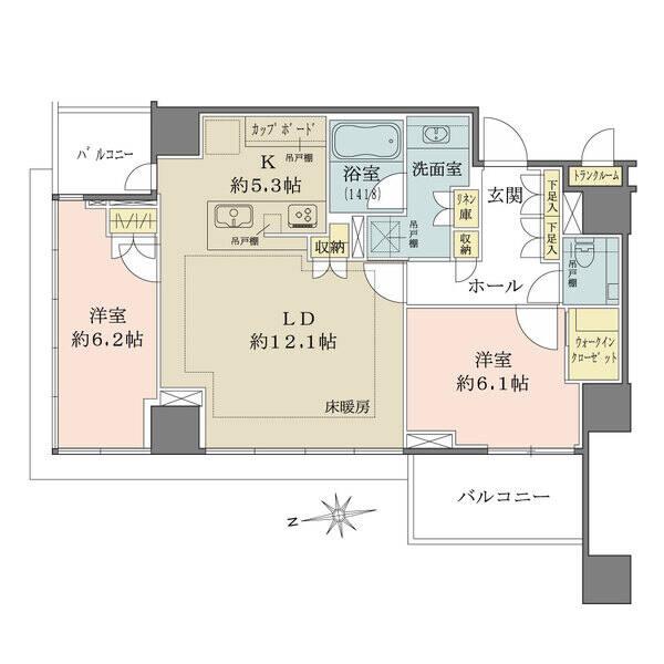 トランクルーム（0.61m2付き）