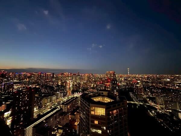 バルコニーからの写真(夜景)
