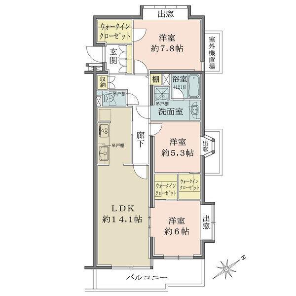 全居室に窓のついた明るいお部屋となっております。