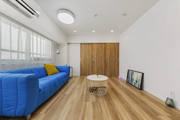 洋室とリビングダイニングをドアで仕切り、それぞれ独立したお部屋として使用することも可能です