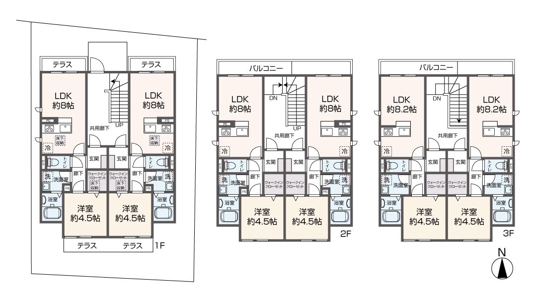 掲載の間取り図は設計図書を基に描き起こしたもので実際とは多少異なる場合があります。