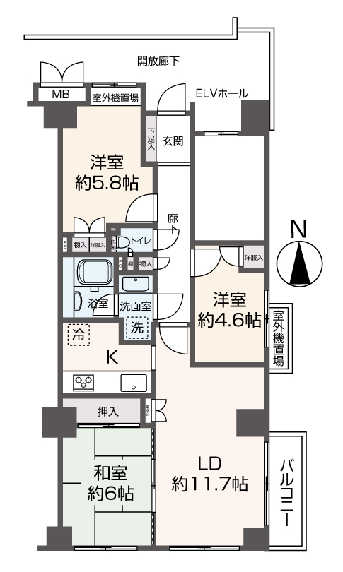 掲載の間取り図は設計図書を基に描き起こしたもので実際とは多少異なる場合があります。