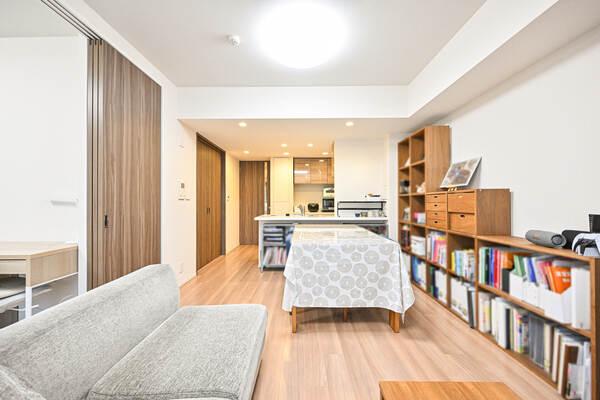 約14.7帖のリビングダイニングキッチン