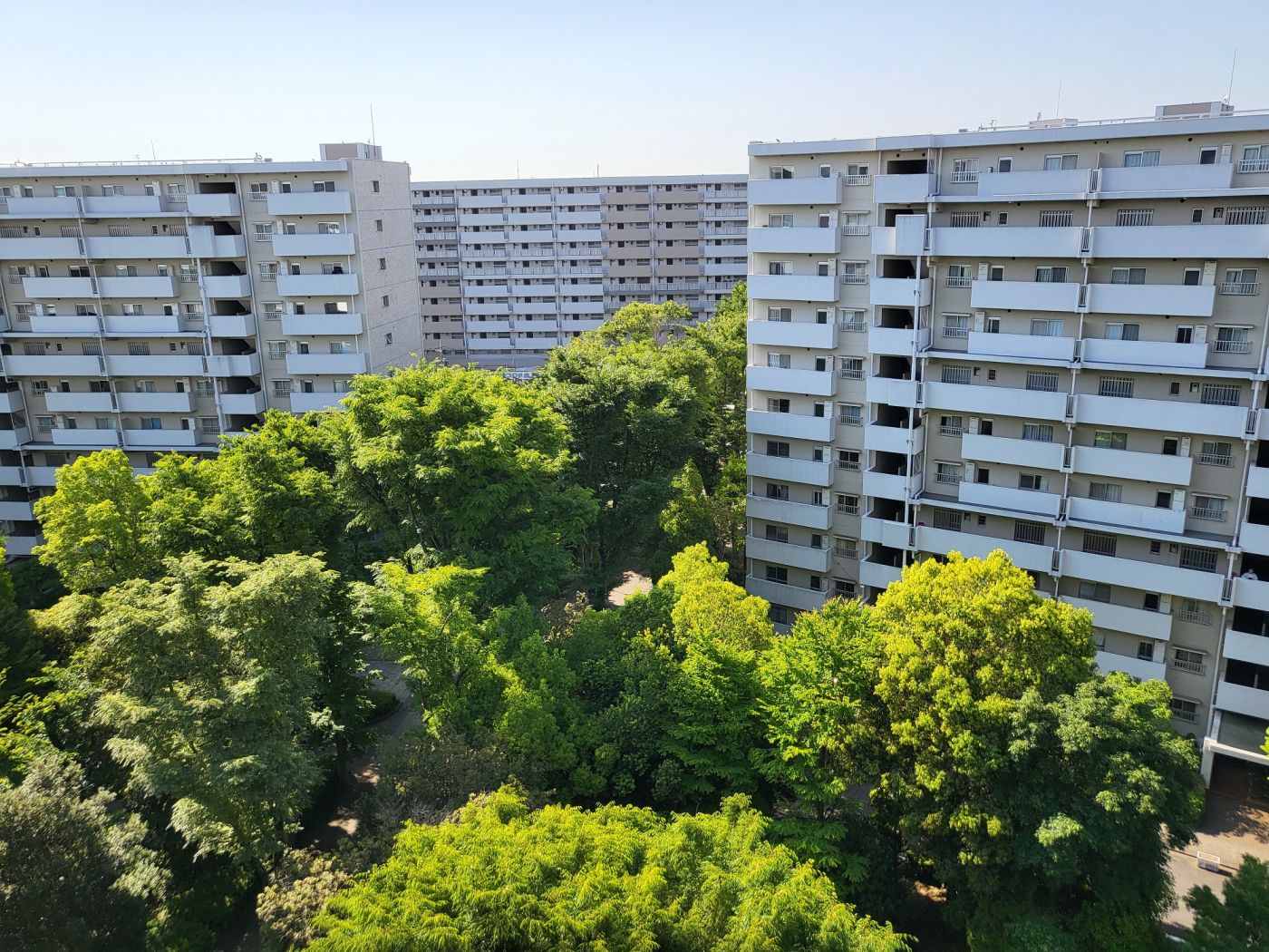 バルコニー南東側眺望（2026年5月撮影）※眺望は将来にわたって保証されるものではありません。