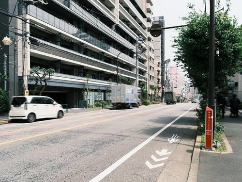 前面道路（撮影　２０２６．０４）