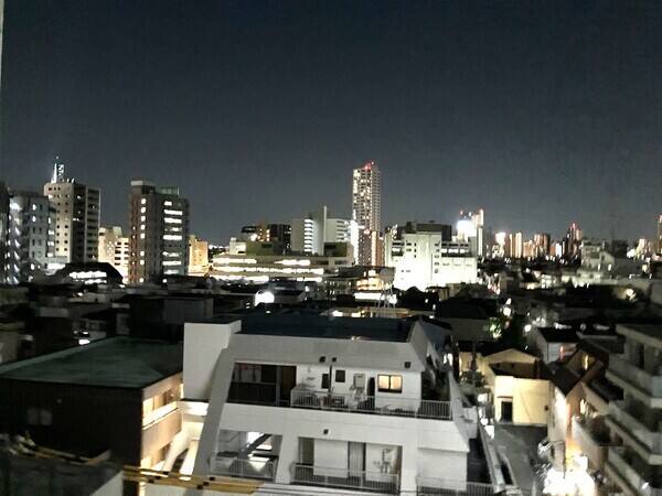 南向きバルコニーの眺望