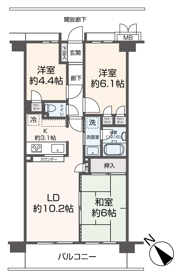 掲載の間取り図は設計図書を基に描き起こしたもので実際とは多少異なる場合があります。