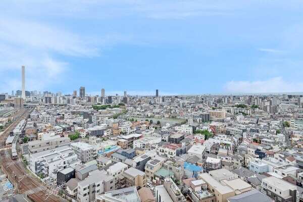 バルコニーから南西向き眺望