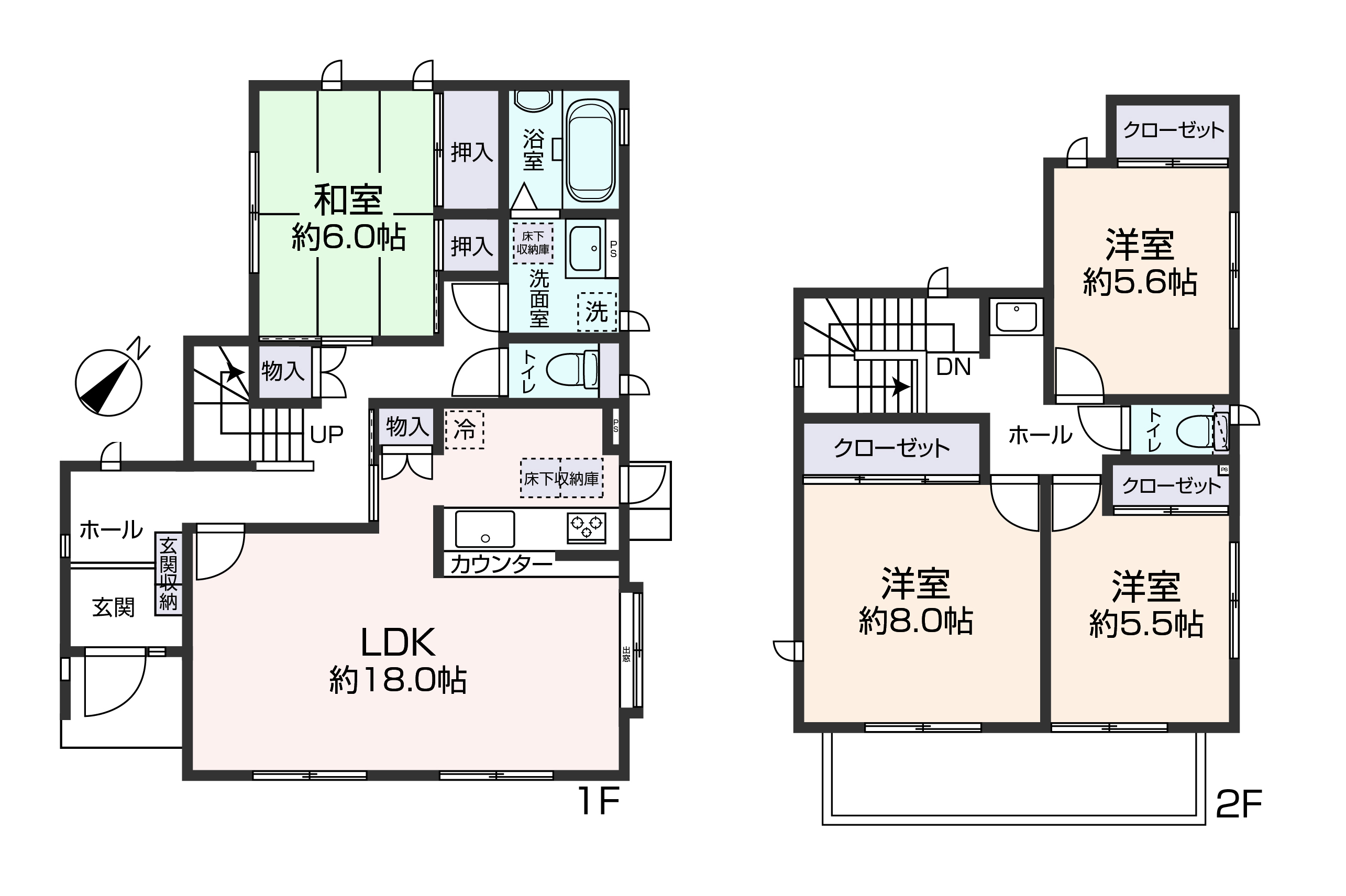 掲載の間取り図は設計図書を基に描き起こしたもので実際とは多少異なる場合があります。