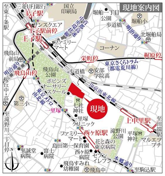 現地案内図