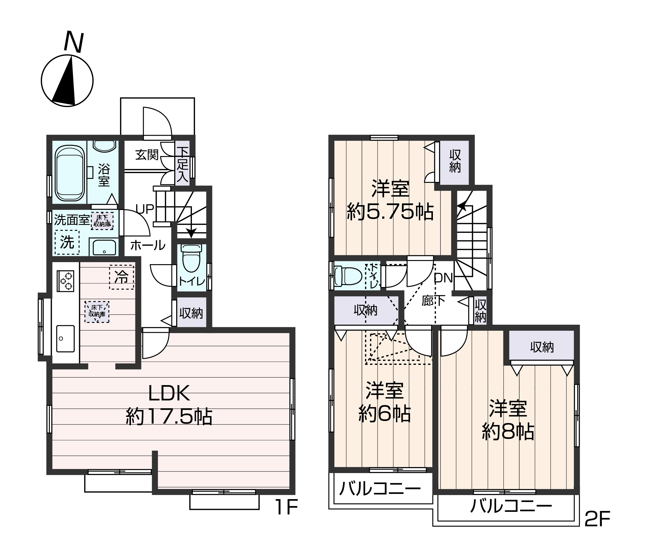 掲載の間取り図は設計図書を基に描き起こしたもので実際とは多少異なる場合があります。
