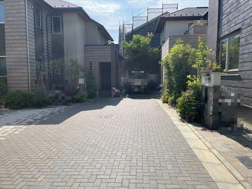 前面道路［東側から撮影］