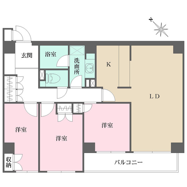 ご家族と会話を楽しみながら調理のできる、対面式キッチン。