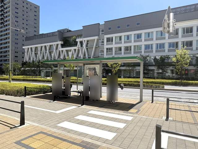 都バス23区・はるみらい前 120m 写真撮影日：2026-08-08