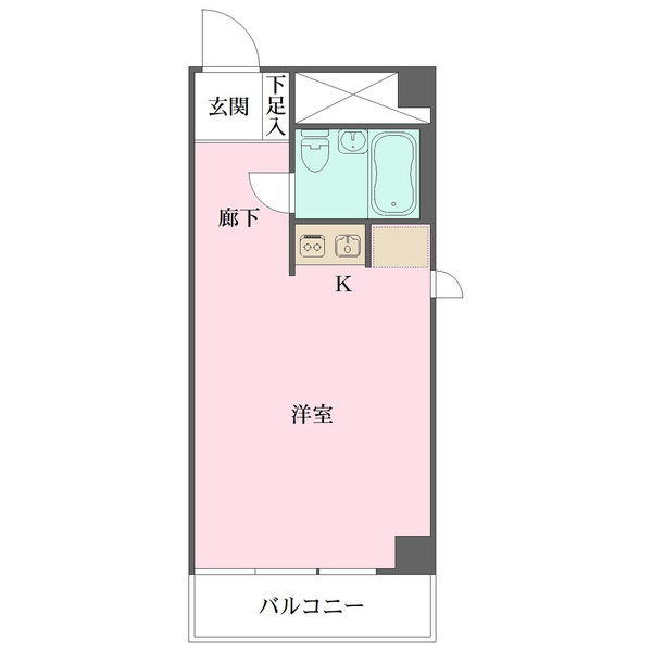 居室を広く活用できるシンプルなワンルームタイプ。単身者の方やセカンドハウス利用にもおすすめです。