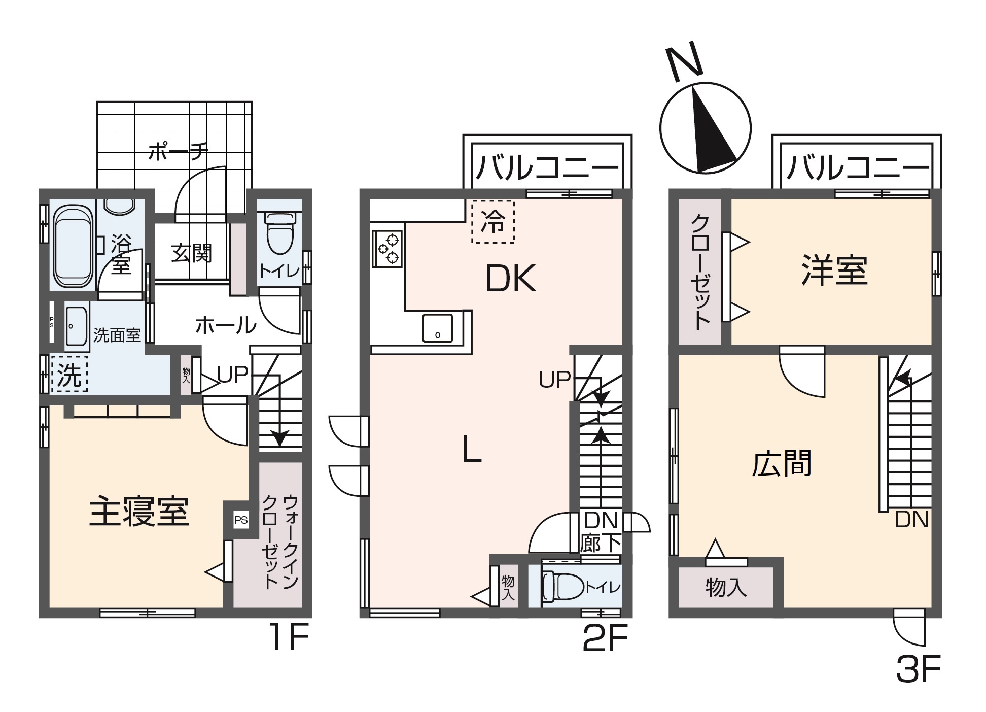 掲載の間取り図は設計図書を基に描き起こしたもので実際とは多少異なる場合があります。