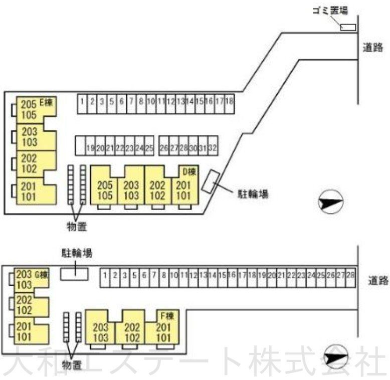 DEFG配置図