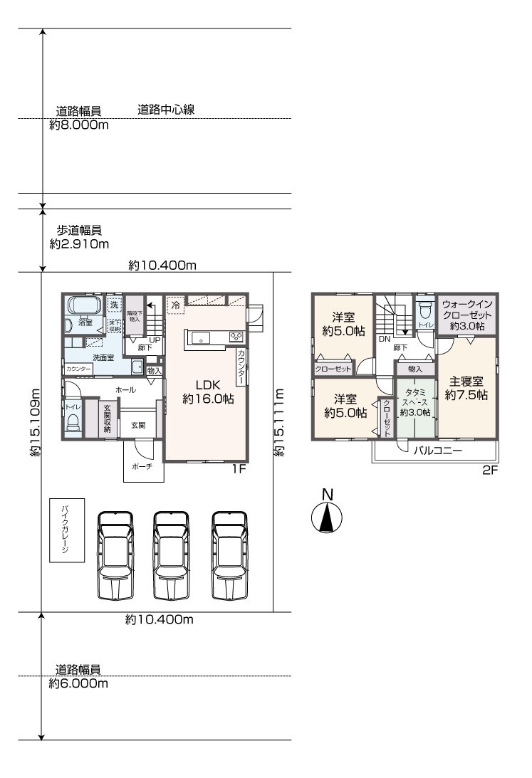 掲載の間取り図は設計図書を基に描き起こしたもので実際とは多少異なる場合があります。