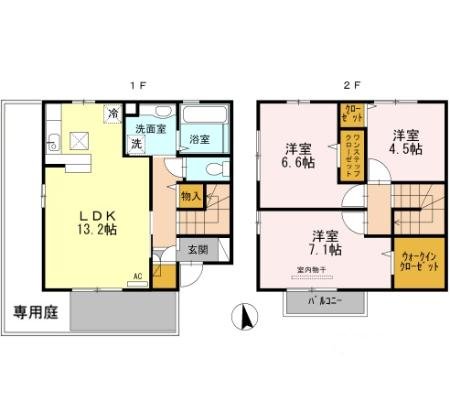 間取図（101号室）