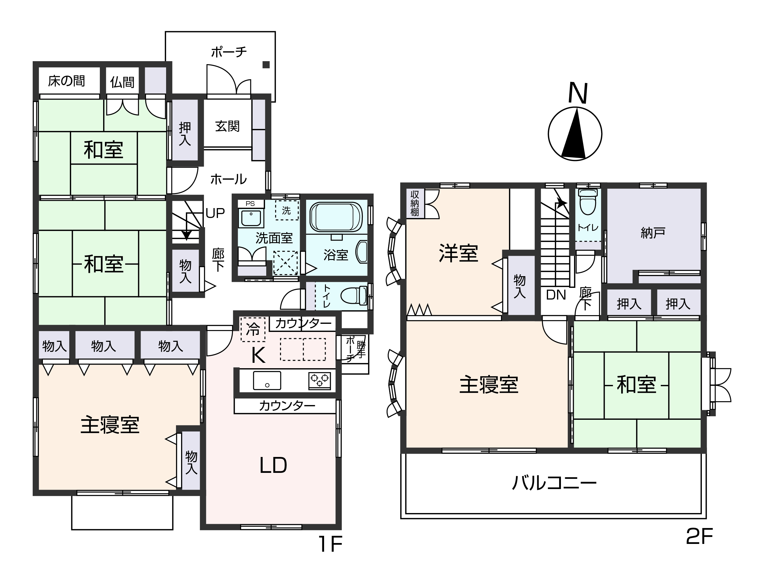 掲載の間取り図は設計図書を基に描き起こしたもので実際とは多少異なる場合があります。