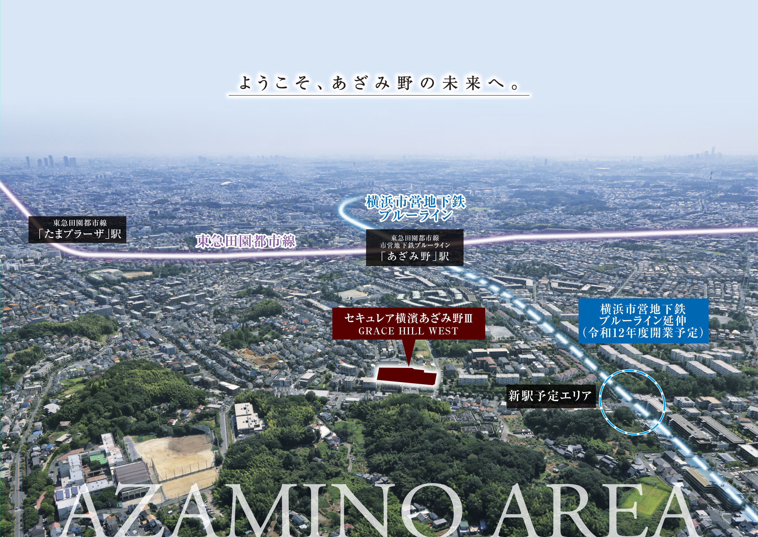 現地付近空撮