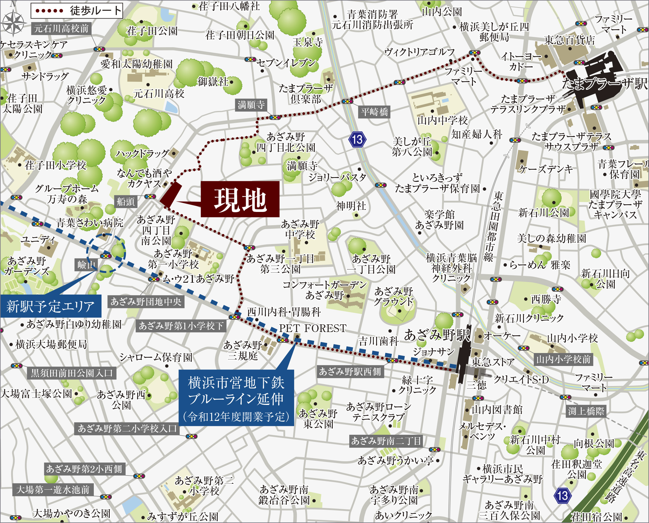 現地案内図