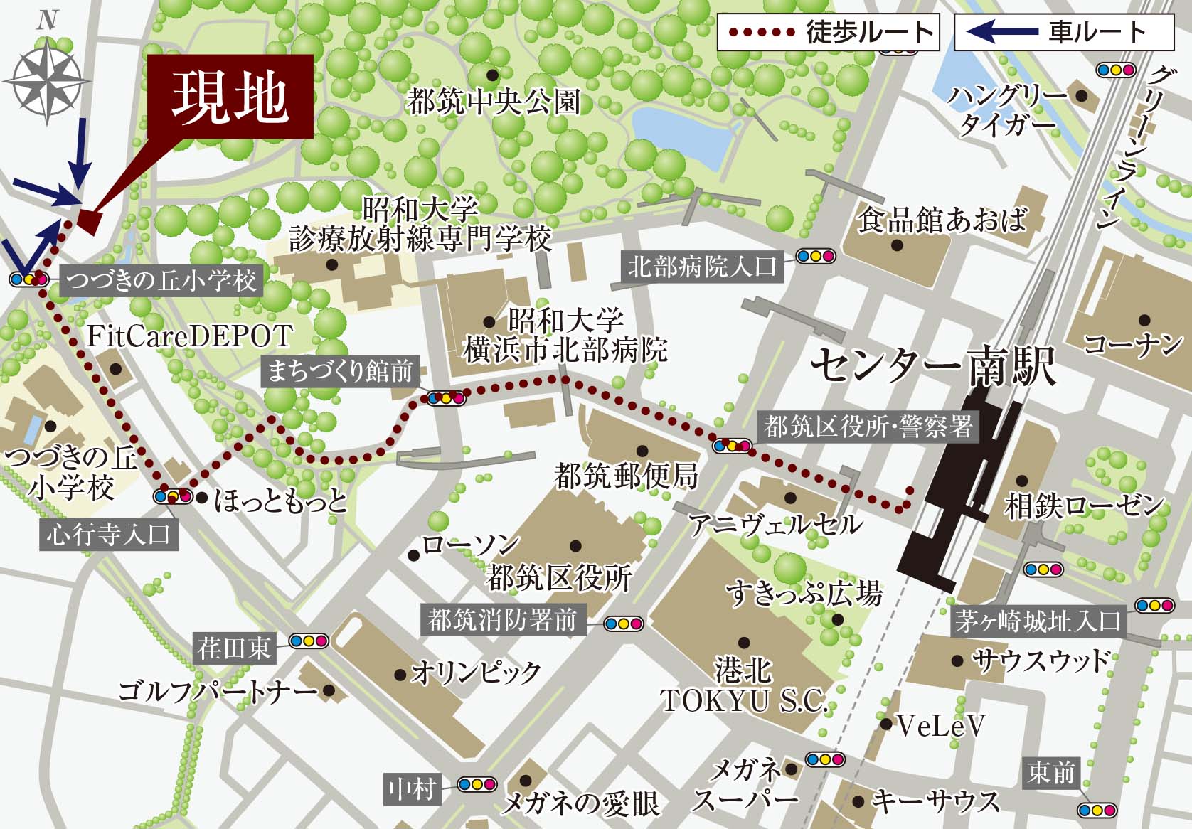 拡大図