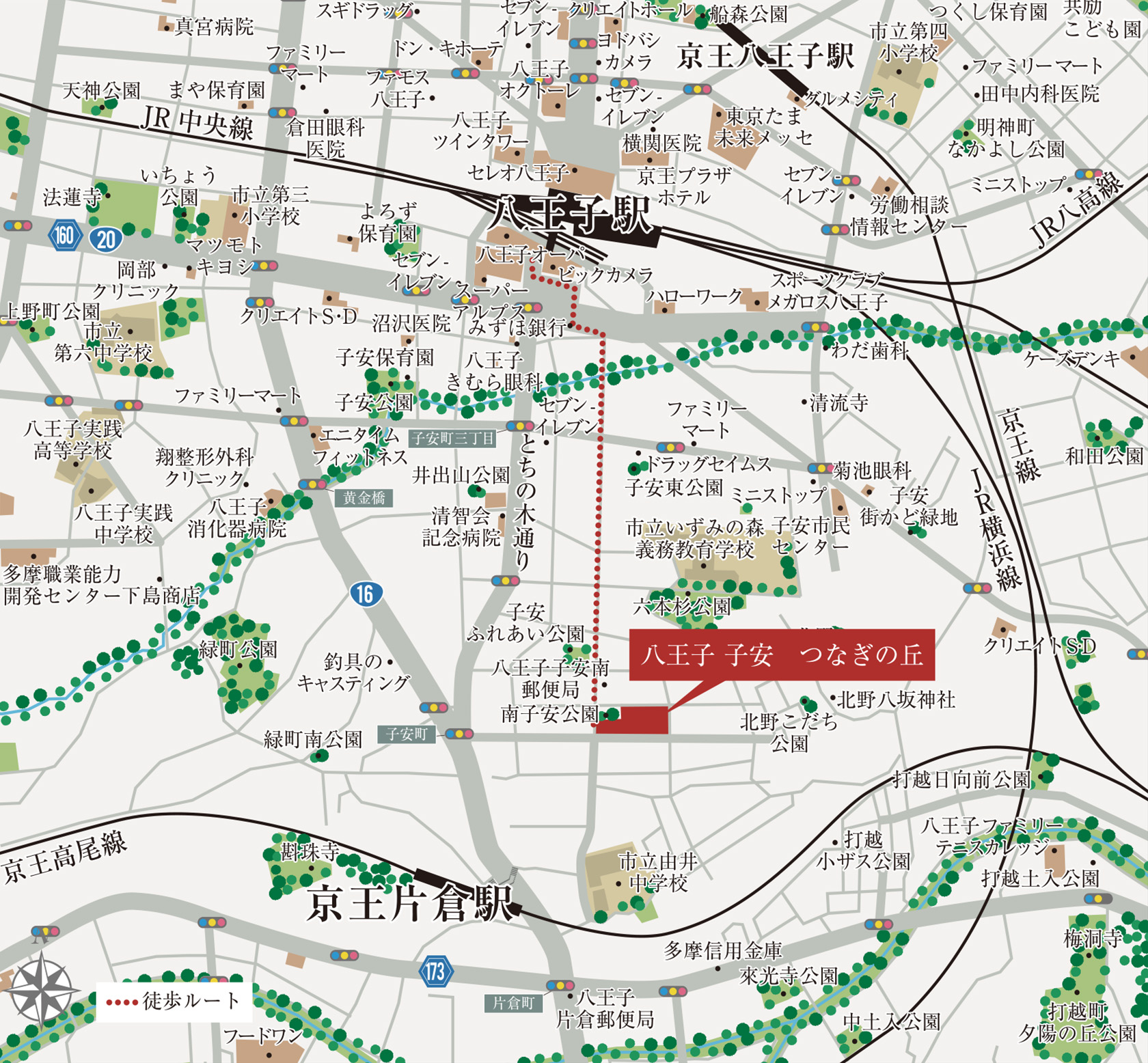 現地案内図