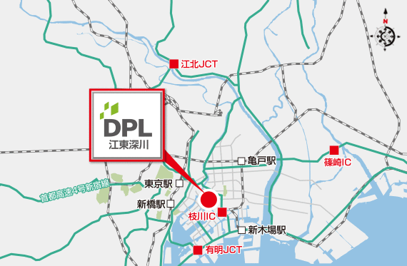 DPL江東深川地図