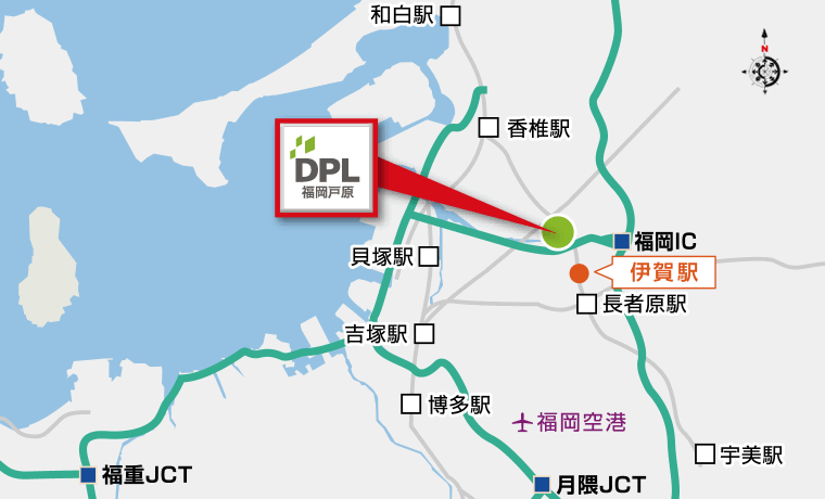 DPL福岡戸原地図