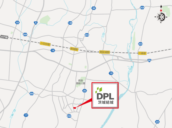 DPL茨城結城地図