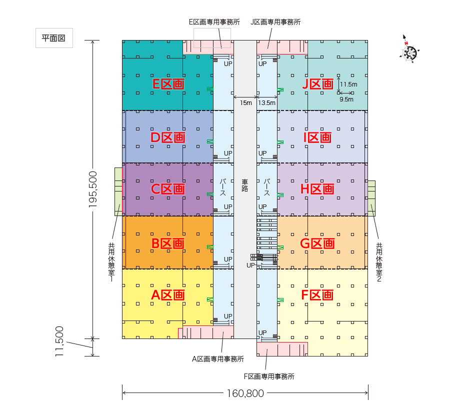 DPL岩手北上IIのFLOOR MAP