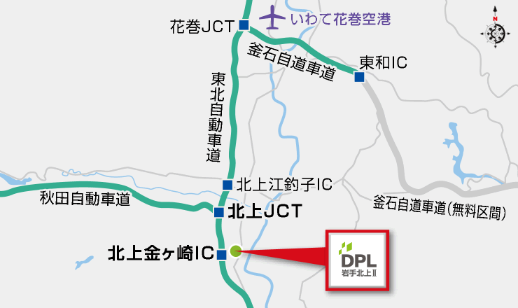 DPL岩手北上II地図