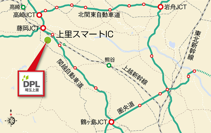 DPL埼玉上里A地図