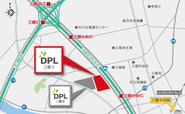 DPL三郷II地図