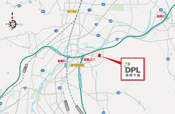 DPL長野千曲地図