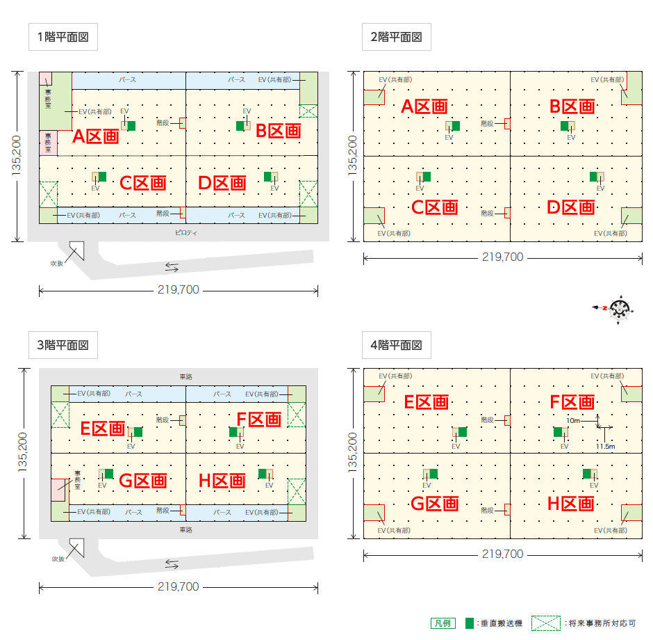 DPL流山I-AのFLOOR MAP